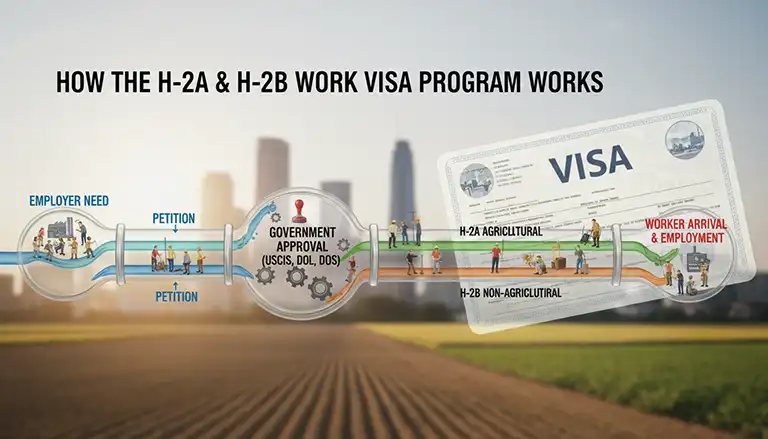 How the H-2A and H-2B Work Visa Program Works